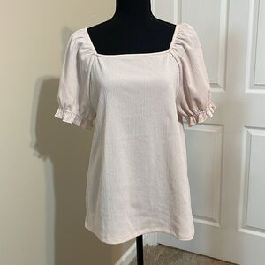 Ann Taylor Factory. Size L. Light pink blouse. Excellent condition!